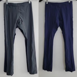 Bundle of 2 Dovio kids UPF 50+ UV protection leggings Size 14 blue & grey active